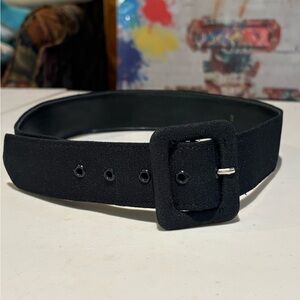 ASTOR Black Vintage Women’s Wide Cinch Belt (Size 8)